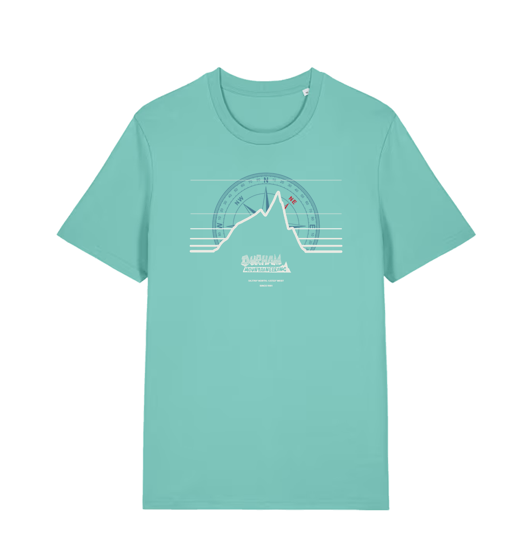 Pool Blue Printed T-shirt Front
