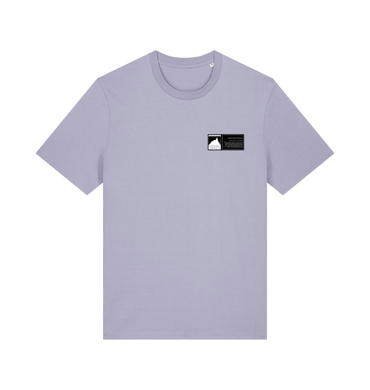 Lavender Printed T-shirt Front