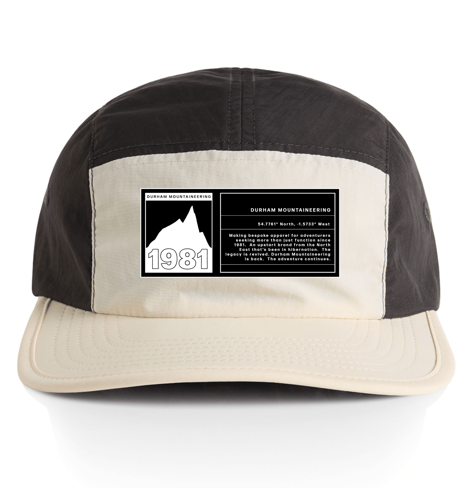 Ecru/Coal Caps Front