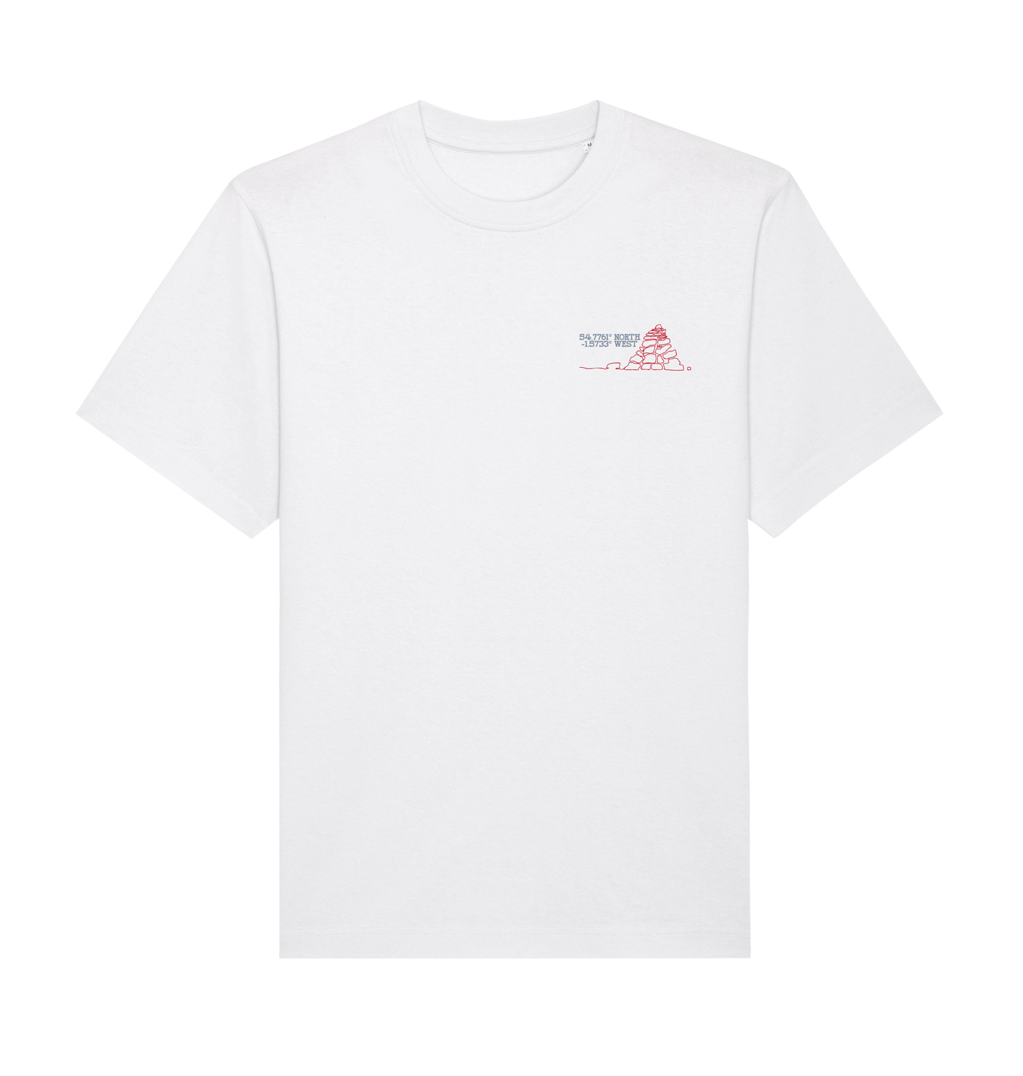 White Printed T-shirt Front