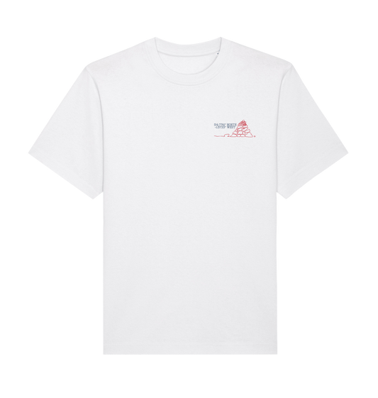 White Printed T-shirt Front