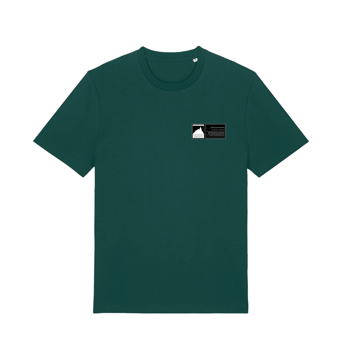 Glazed Green Printed T-shirt Front