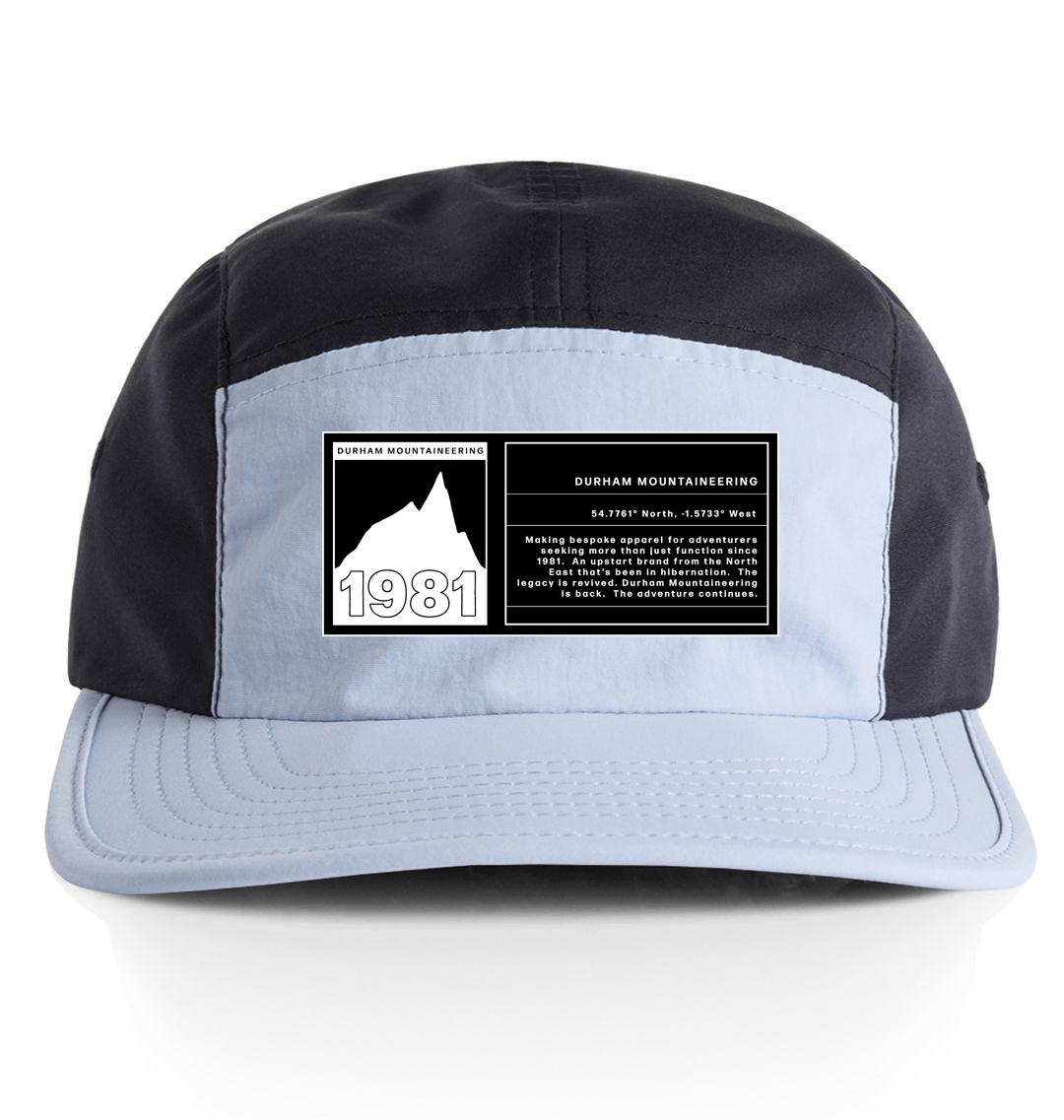 Powder/Navy Caps Front