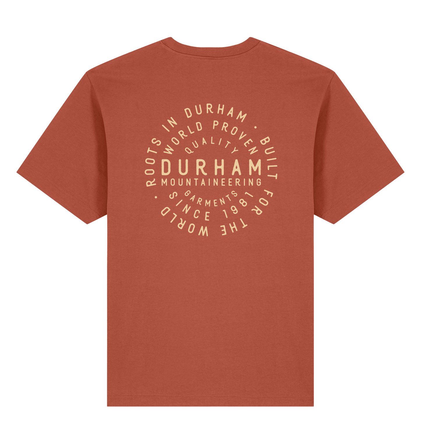 Heritage Brown Printed T-shirt Back