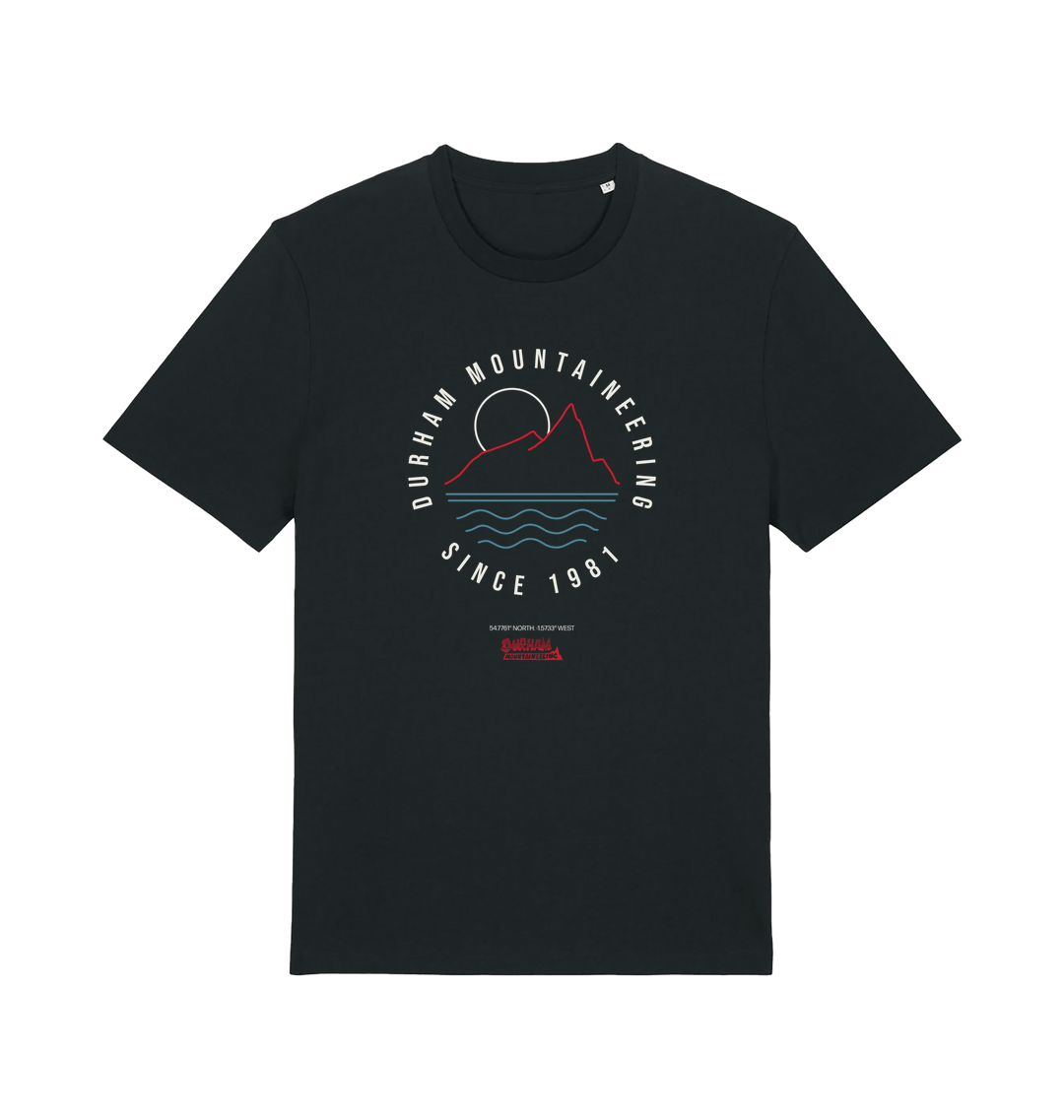 Black Printed T-shirt Front