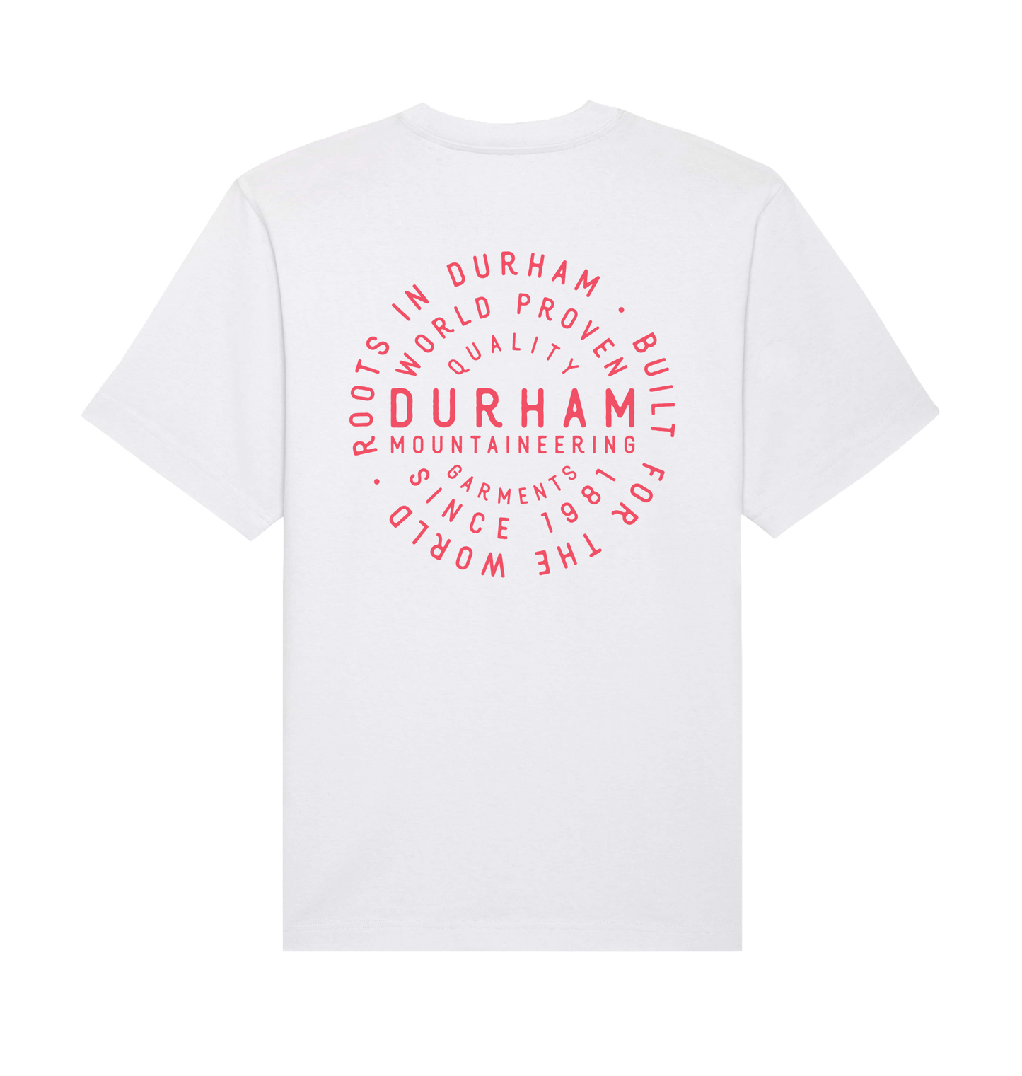 White Printed T-shirt Back