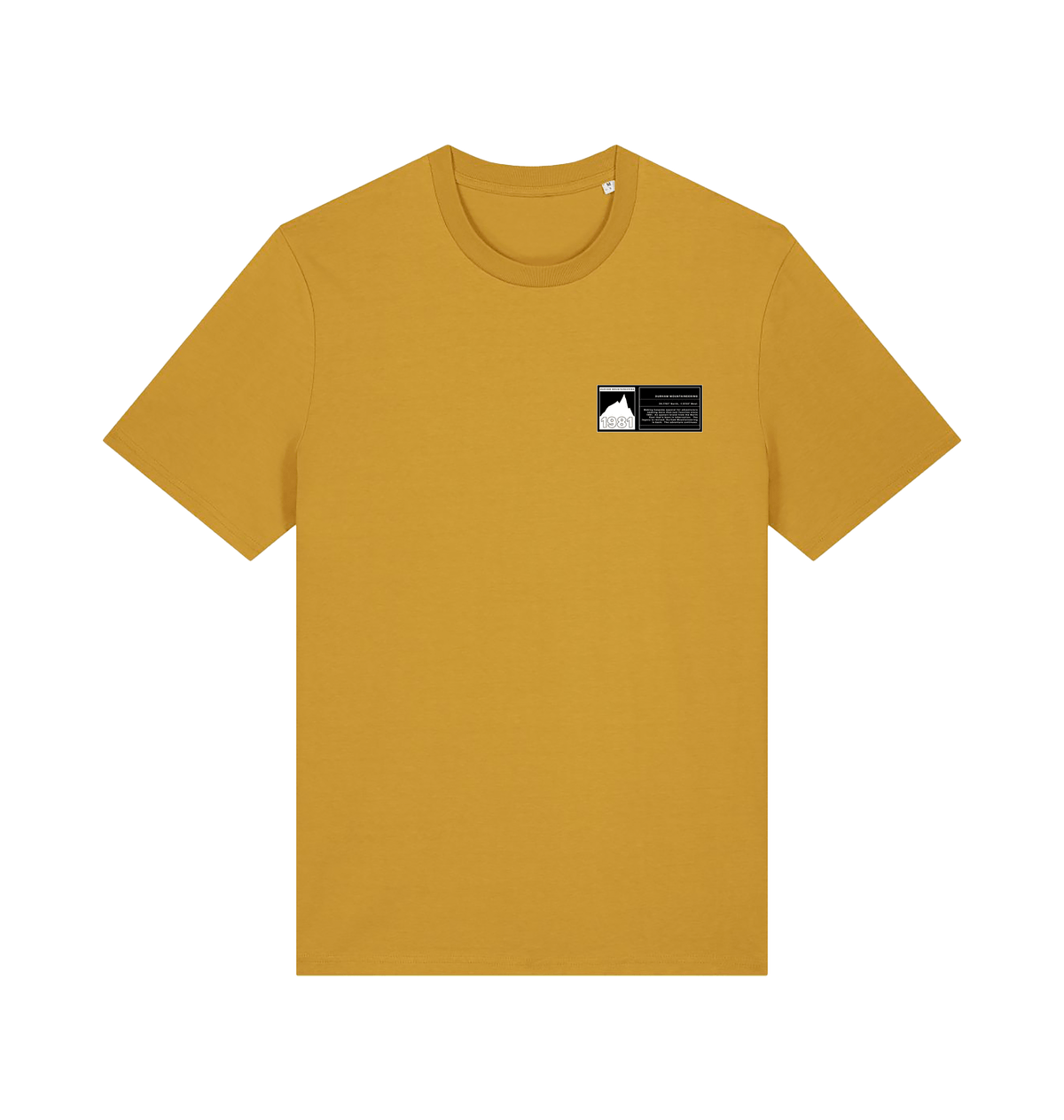 Ochre Printed T-shirt Front