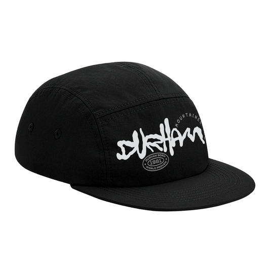 Ridge 5 Panel Camper Cap - Black