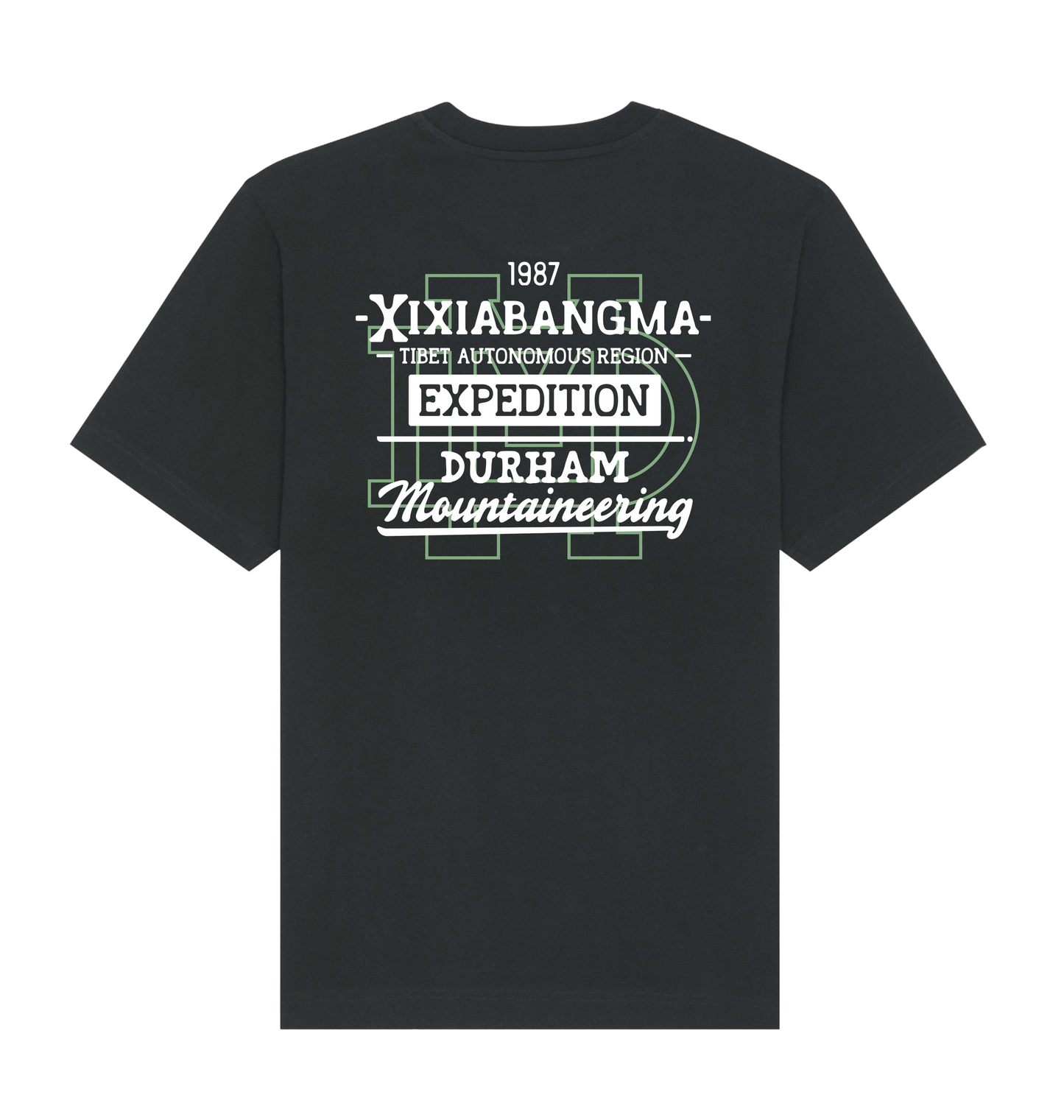 Black Printed T-shirt Back