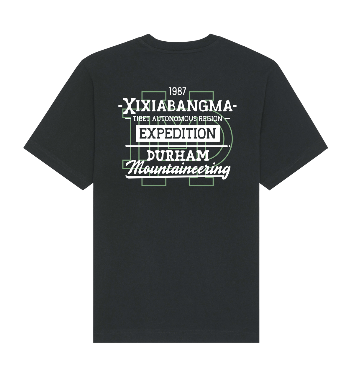 Black Printed T-shirt Back