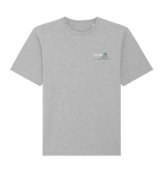 Heather Grey Printed T-shirt Front