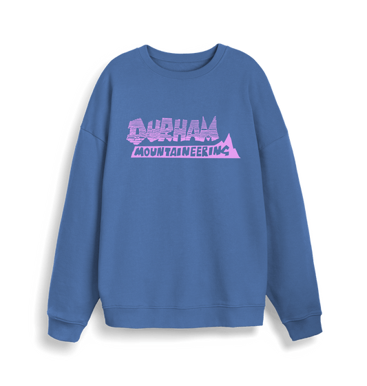 Bright Blue Printed Sweater Front