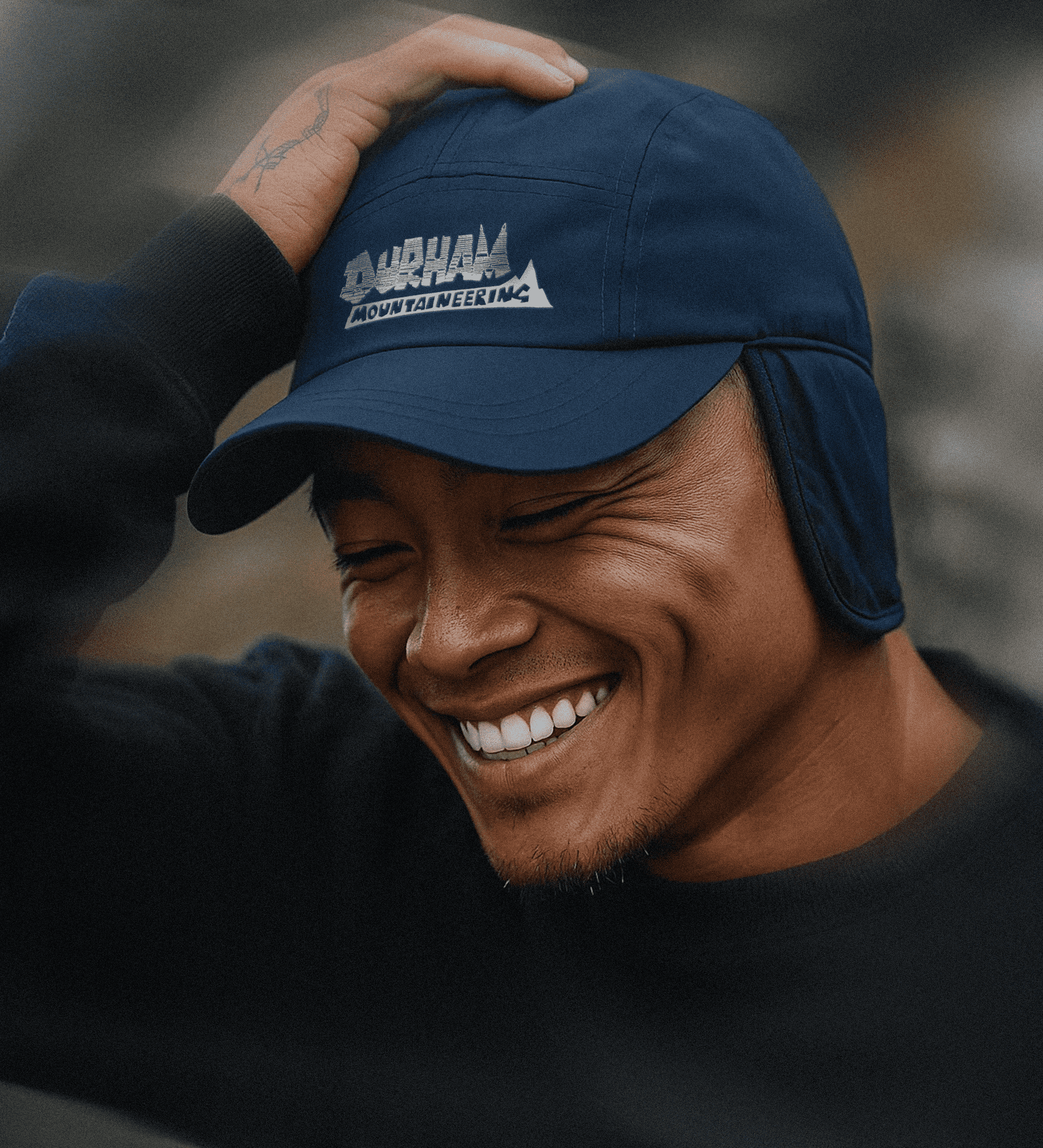 Navy Caps Front